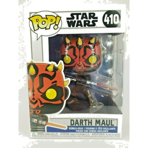 Funko 410 DARTH MAUL Bobble Head Star Wars New Unopened - Picture 2 of 8